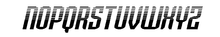 Icewave Halftone Italic Font LOWERCASE