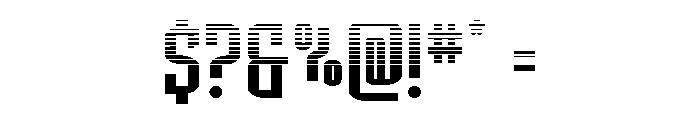 Icewave Halftone Font OTHER CHARS