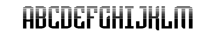 Icewave Halftone Font UPPERCASE