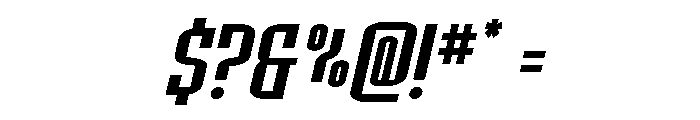 Icewave Italic Font OTHER CHARS