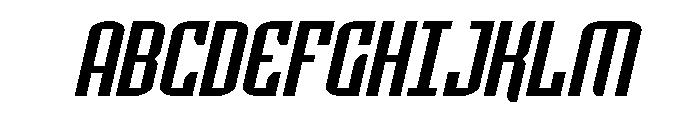Icewave Italic Font UPPERCASE