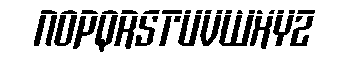 Icewave Laser Italic Font UPPERCASE