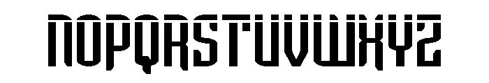 Icewave Laser Font UPPERCASE