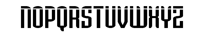 Icewave Laser Font LOWERCASE