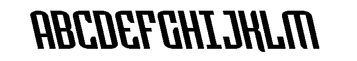 Icewave Leftalic Font UPPERCASE