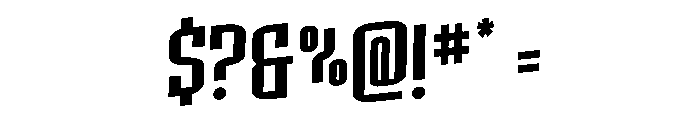 Icewave Rotalic Font OTHER CHARS
