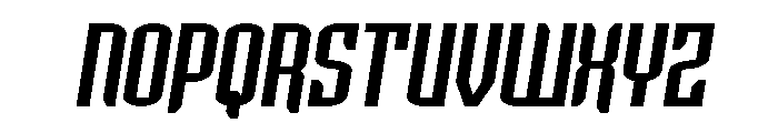 Icewave Semi-Italic Font UPPERCASE