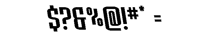 Icewave Semi-Leftalic Font OTHER CHARS