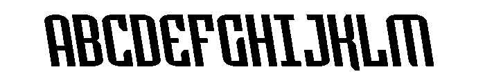 Icewave Semi-Leftalic Font UPPERCASE