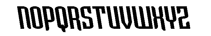Icewave Semi-Leftalic Font UPPERCASE