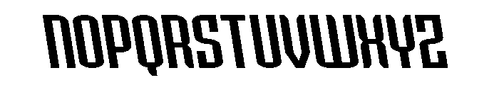 Icewave Semi-Leftalic Font LOWERCASE