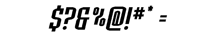 Icewave Spaced Italic Font OTHER CHARS
