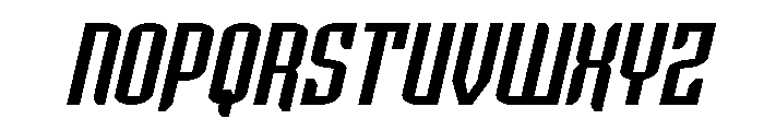 Icewave Spaced Italic Font UPPERCASE