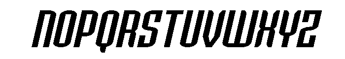 Icewave Spaced Italic Font LOWERCASE