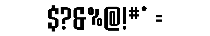 Icewave Spaced Font OTHER CHARS
