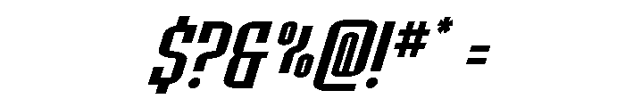 Icewave Super-Italic Font OTHER CHARS