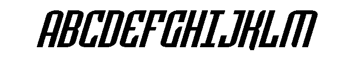 Icewave Super-Italic Font UPPERCASE