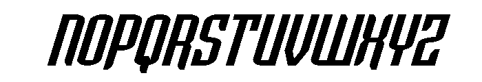 Icewave Super-Italic Font UPPERCASE