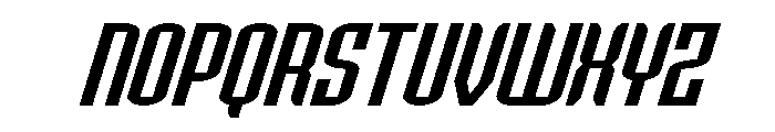 Icewave Super-Italic Font LOWERCASE