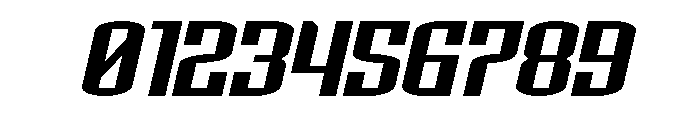 Icewave Wide Italic Font OTHER CHARS