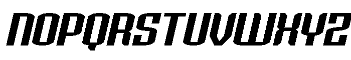 Icewave Wide Italic Font LOWERCASE