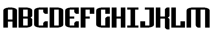 Icewave Wide Font UPPERCASE