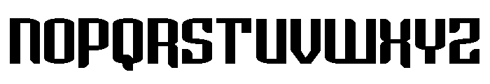 Icewave Wide Font UPPERCASE