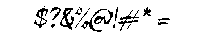 Ichimaru Font OTHER CHARS