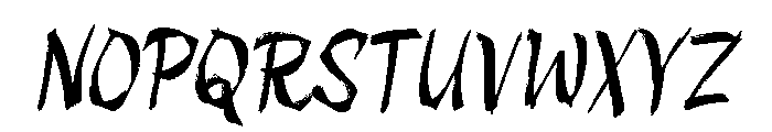 Ichimaru Font UPPERCASE