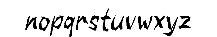 Ichimaru Font LOWERCASE