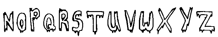 Icicle Chill Regular Font UPPERCASE