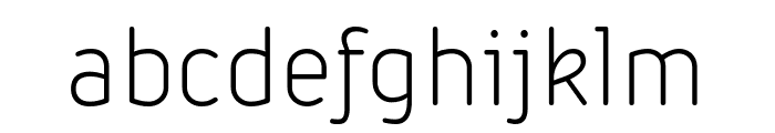 Iconic Trial Light Font LOWERCASE