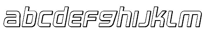 Iconoplastic 3D Semi-Italic FONT