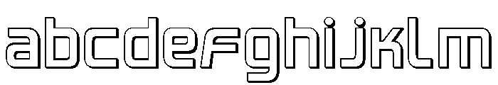 Iconoplastic 3D Font UPPERCASE