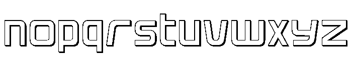 Iconoplastic 3D Font LOWERCASE