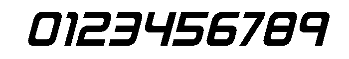 Iconoplastic Compact Italic Font OTHER CHARS