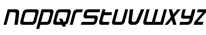 Iconoplastic Compact Italic Font UPPERCASE