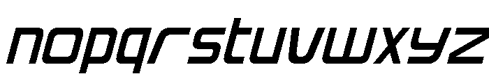 Iconoplastic Compact Italic Font LOWERCASE