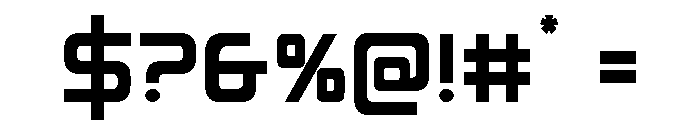 Iconoplastic Compact Font OTHER CHARS