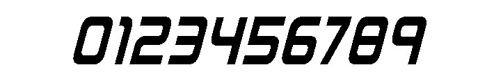 Iconoplastic Condensed Italic Font OTHER CHARS