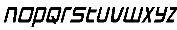 Iconoplastic Condensed Italic Font UPPERCASE
