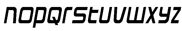 Iconoplastic Condensed Semi-It Font UPPERCASE