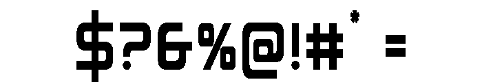 Iconoplastic Condensed Font OTHER CHARS