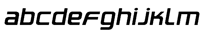 Iconoplastic Expanded Semi-Ita Font UPPERCASE
