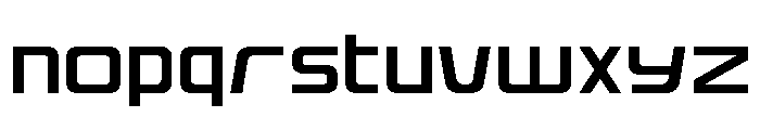 Iconoplastic Expanded Font LOWERCASE