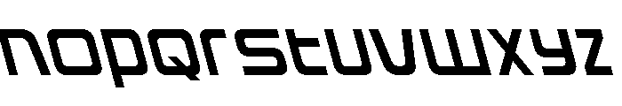 Iconoplastic Leftalic Font UPPERCASE