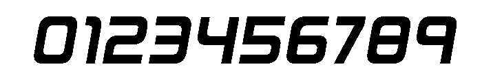 Iconoplastic Semi-Italic Font OTHER CHARS