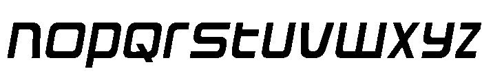 Iconoplastic Semi-Italic Font UPPERCASE