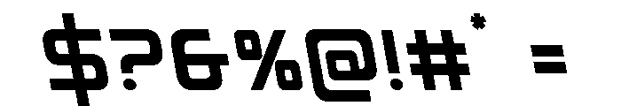 Iconoplastic Semi-Leftalic Font OTHER CHARS