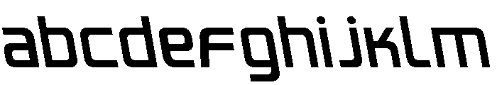 Iconoplastic Semi-Leftalic Font UPPERCASE